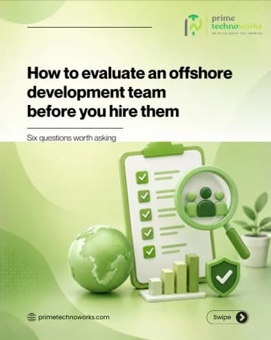 How to evaluate an offshore development team, slide 1 of 8