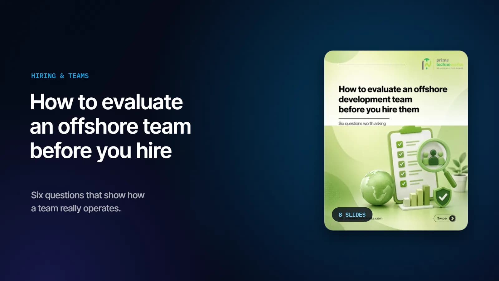 How to Evaluate an Offshore Development Team Before You Hire Them