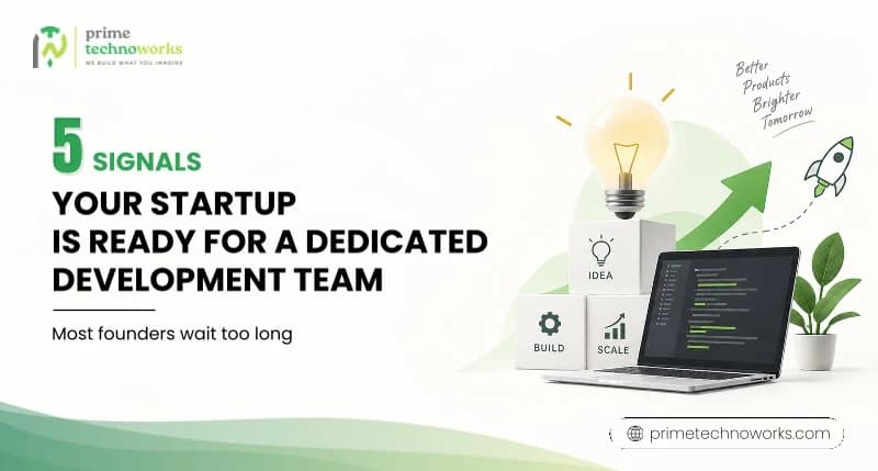 5 signals your startup is ready for a dedicated team, slide 1 of 7