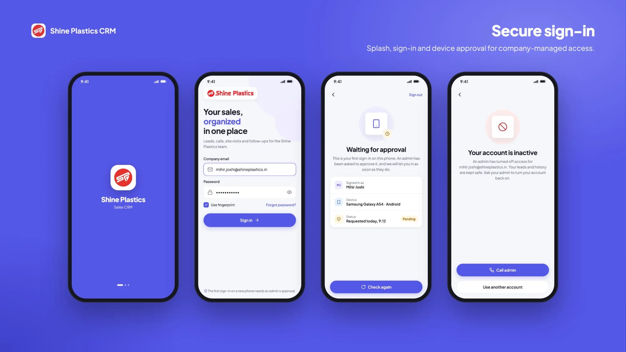Shine Plastics CRM – feature 7