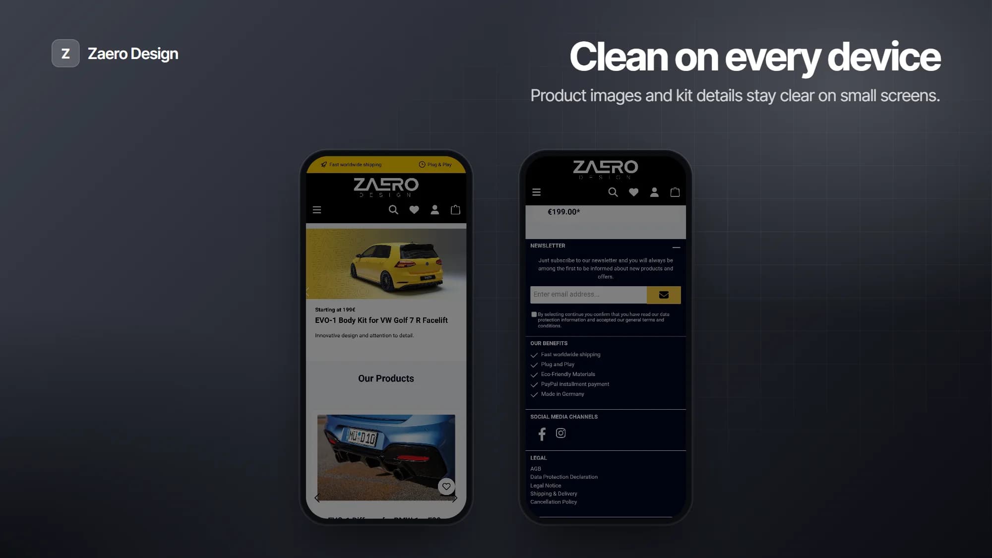 Zaero Design – feature 2