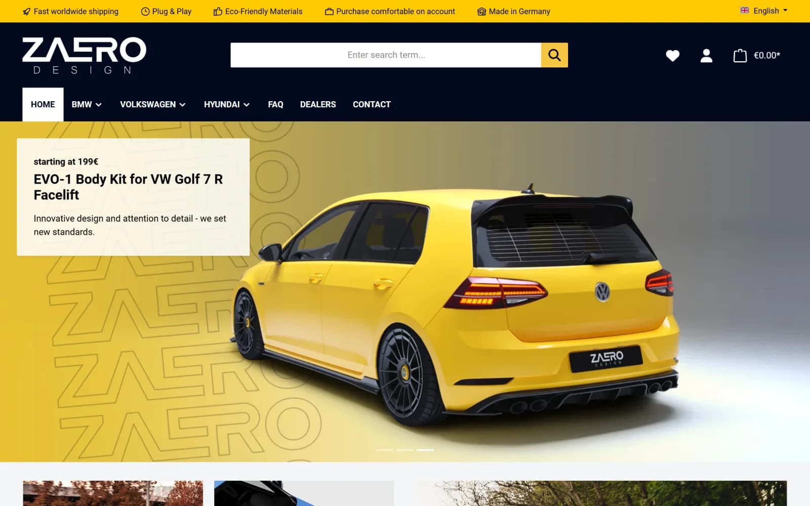Zaero Design – home page