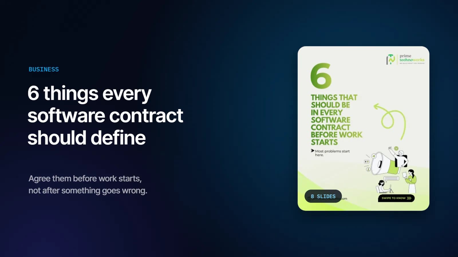 6 Things Every Software Contract Should Define Before Work Starts